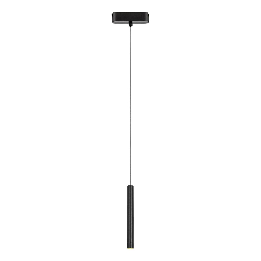 Rabalux - LED ljuskrona med textilsladd för 1-fas skensystem LED/5W/24V 3000K svart