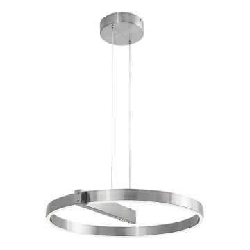 Rabalux - LED ljuskrona med textilsladd LED/34W/230V matt krom