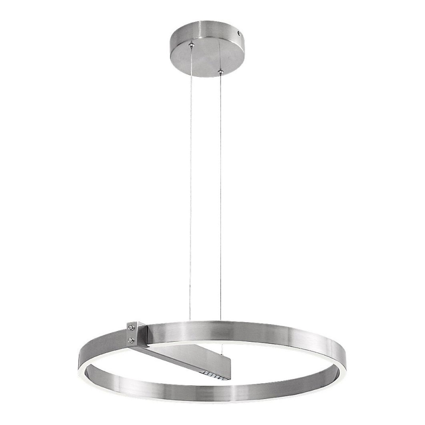 Rabalux - LED ljuskrona med textilsladd LED/34W/230V matt krom