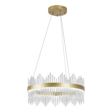 Rabalux - LED ljuskrona med textilsladd LED/36W/230V 3000/4000/6000K guld