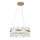 Rabalux - LED ljuskrona med textilsladd LED/36W/230V 3000/4000/6000K guld