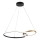 Rabalux - LED ljuskrona med textilsladd LED/36W/230V svart/guld