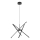 Rabalux - LED ljuskrona med textilsladd LED/40W/230V 3000K svart
