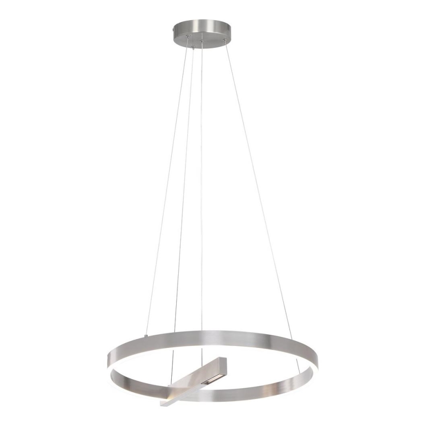 Rabalux - LED ljuskrona med textilsladd LED/40W/230V skinande krom