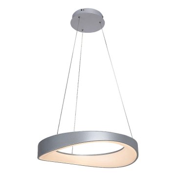 Rabalux - LED ljuskrona med textilsladd LED/56W/230V 3000K silver