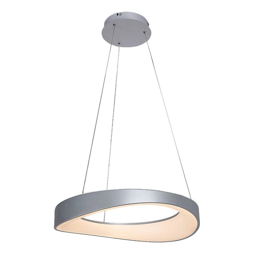 Rabalux - LED ljuskrona med textilsladd LED/56W/230V 3000K silver