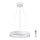 Rabalux - LED ljusreglerad ljuskrona på textilsladd LED/38W/230V 3000-6500K vit + fjärrkontroll