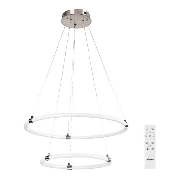 Rabalux - LED ljusreglerad ljuskrona på textilsladd LED/55W/230V + fjärrkontroll