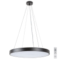 Rabalux - LED ljusreglerad ljuskrona på textilsladd LED/60W/230V 3000-6000K svart + fjärrkontroll