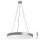 Rabalux - LED ljusreglerad ljuskrona på textilsladd LED/60W/230V silver 3000-6000K + fjärrkontroll