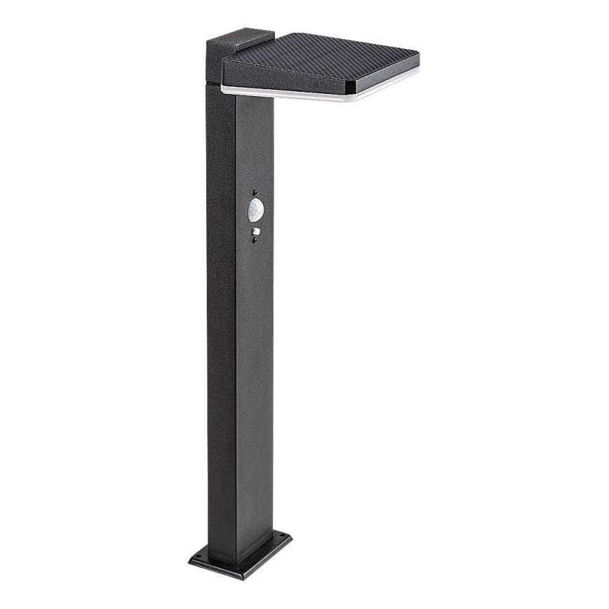 Rabalux - LED Ljusreglerad solcell utomhus lampa med sensor LED/4,4W/3,7V IP54 antracit