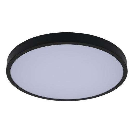 Rabalux - LED ljusreglerad taklampa till badrum LED/36W/230V 3000-6000K IP44 diameter 42 cm svart + fjärrkontroll