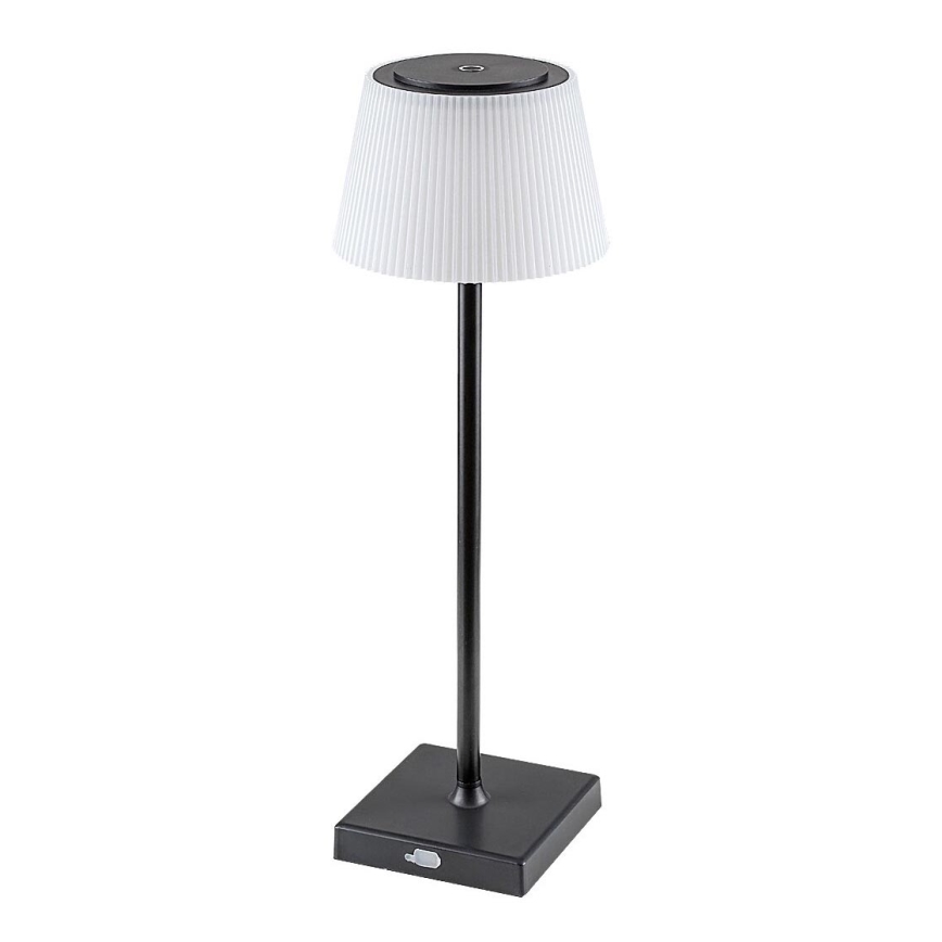 Rabalux - LED Ljusreglerad uppladdningsbar bordslampa LED/4W/3,7V 1800 mAh 3000-5000K IP44 svart