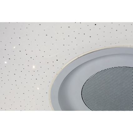 Rabalux - LED RGB Dimbar Takbelysning med högtalare LED/18W/230V + Fjärrstyrd