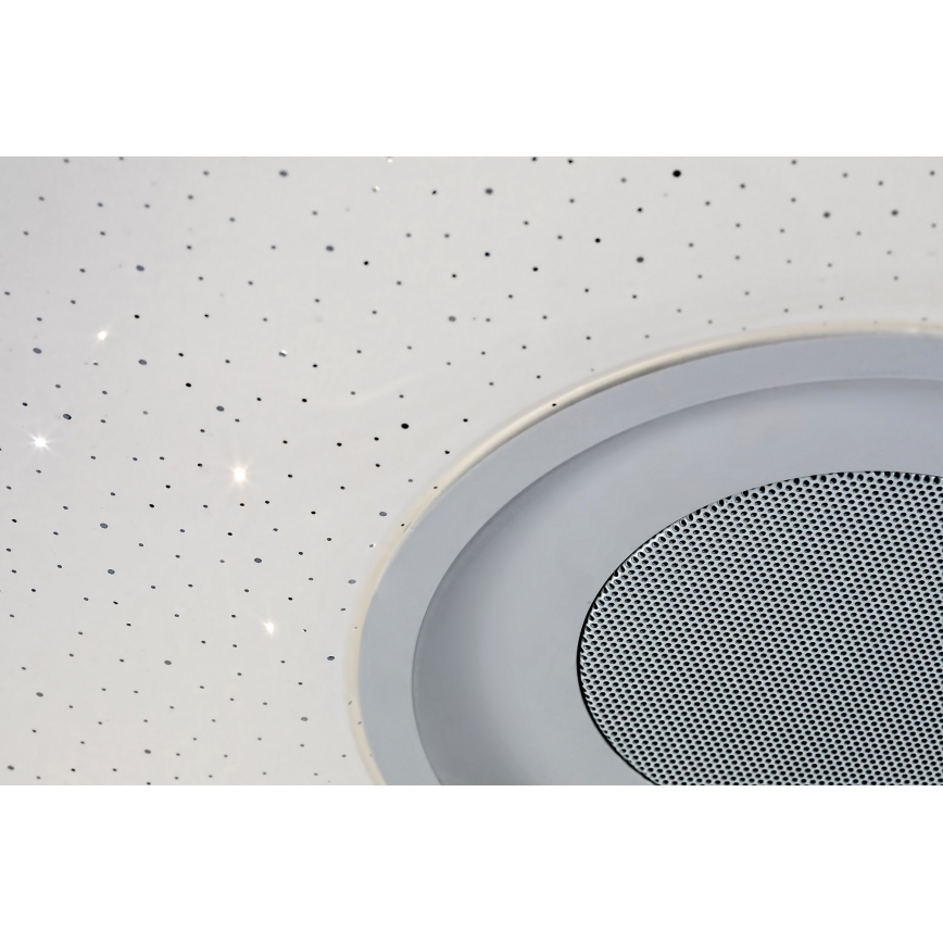 Rabalux - LED RGB Dimbar Takbelysning med högtalare LED/18W/230V + Fjärrstyrd