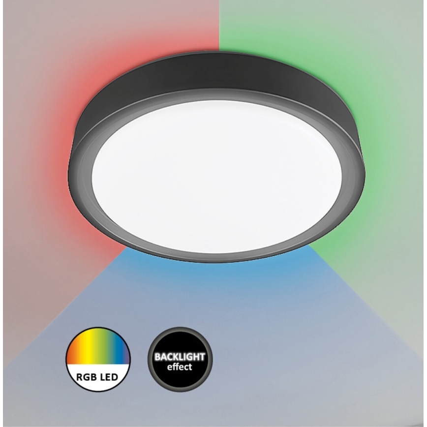 Rabalux - LED RGB dimbar taklampa med sensor LED/28W/230V 2700-5000K + fjärrkontroll