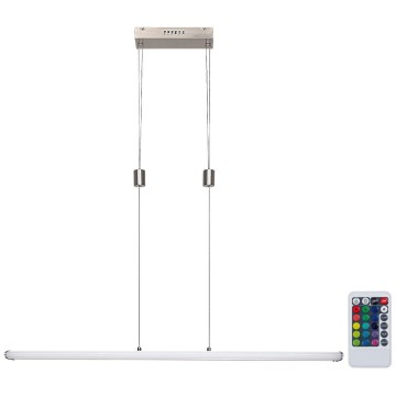 Rabalux - LED RGB Ljusreglerad ljuskrona på textilsladd LED/24W/230V Wi-Fi Tuya + fjärrkontroll