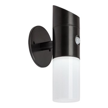 Rabalux - LED RGB Solcellsvägglampa med sensor LED/1W/3,7V IP44 svart