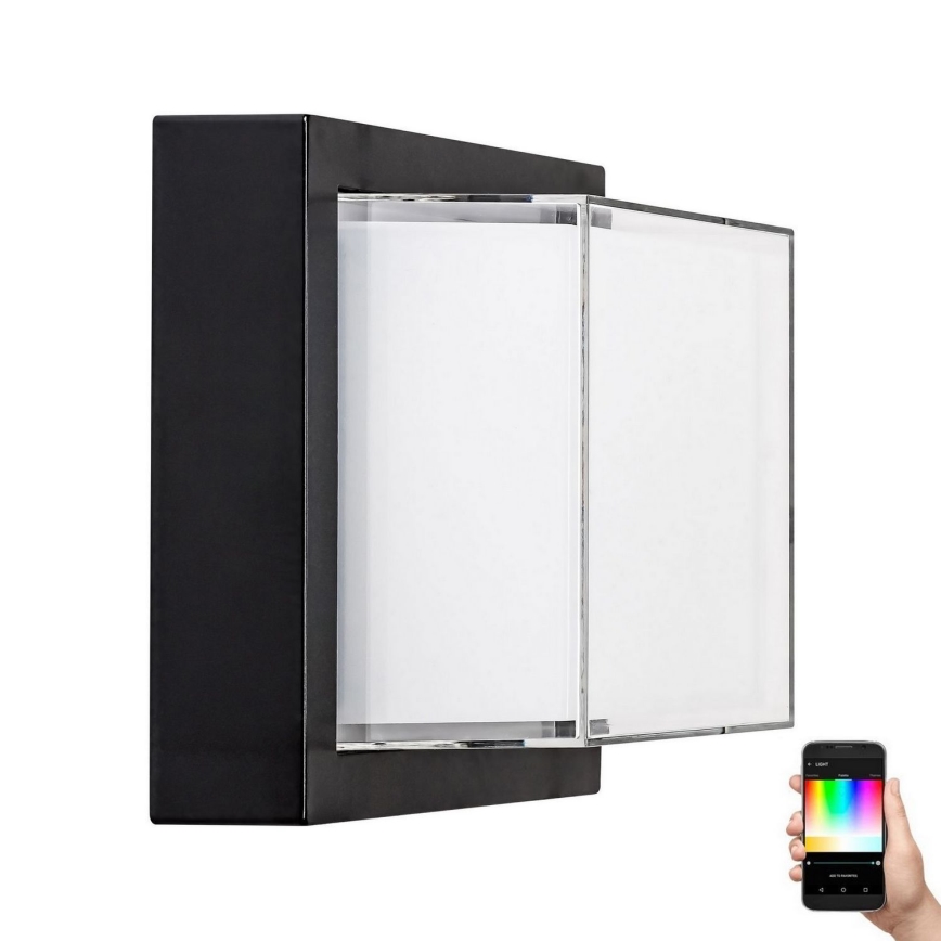 Rabalux - LED RGBW Dimbar vägglampa utomhus LED/10W/230V IP54 Wi-Fi Tuya
