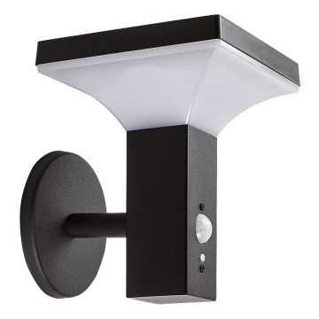 Rabalux - LED solcell väggbelysning med sensor LED/4W/230V IP44 svart