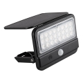 Rabalux - LED solcell väggbelysning med sensor LED/7W/3,7V IP54 svart