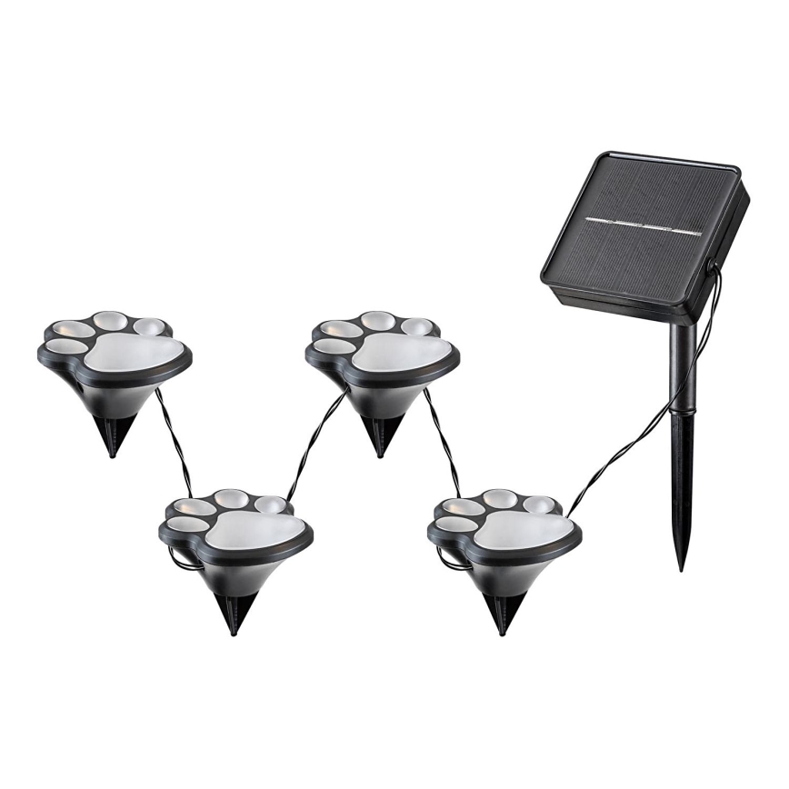 Rabalux - LED solcellsbelysning 4xLED/0,06W/1,2V IP44