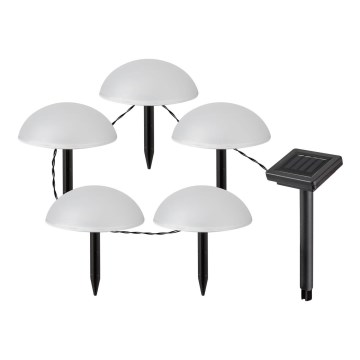 Rabalux - LED solcellsbelysning 5xLED/0,2W/1,2V IP44