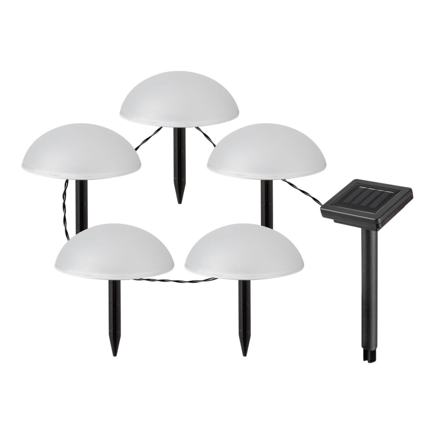Rabalux - LED solcellsbelysning 5xLED/0,2W/1,2V IP44
