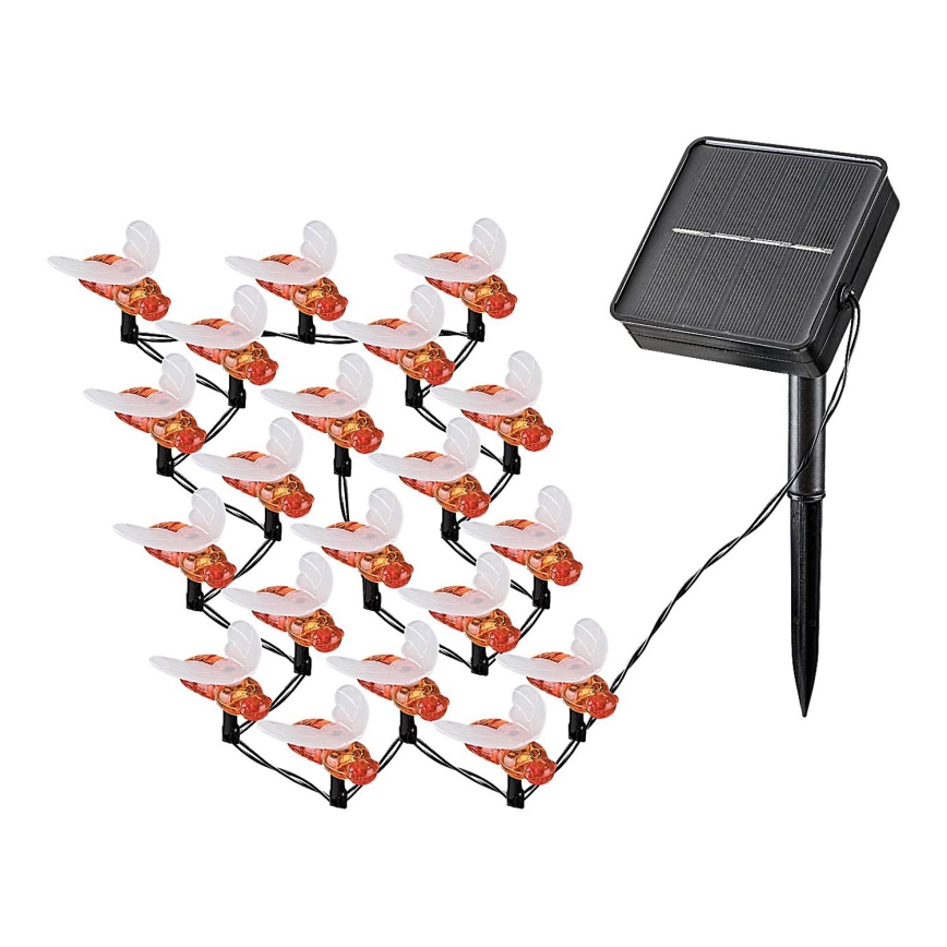 Rabalux - LED solcellsljusslinga 20xLED/0,06W/1,2V IP44