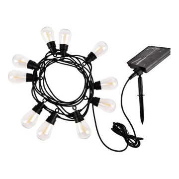 Rabalux - LED solcellsljusslinga LED/3,6W/3,7V 6,5 m 1200mAh IP44