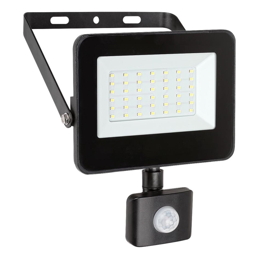 Rabalux - LED strålkastare med sensor LED/30W/230V 4000K IP44 svart