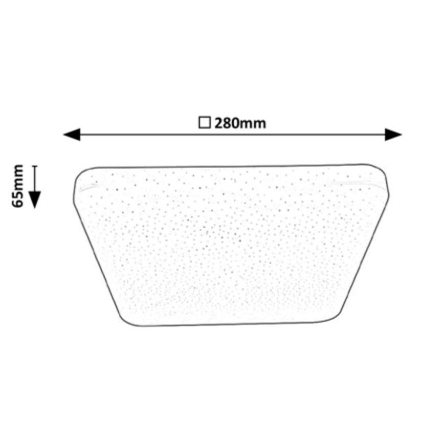 Rabalux - LED Takbelysning LED/12W/230V