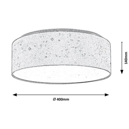Rabalux - LED Takbelysning LED/22W/230V krämig