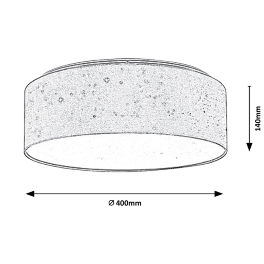 Rabalux - LED Takbelysning LED/22W/230V krämig