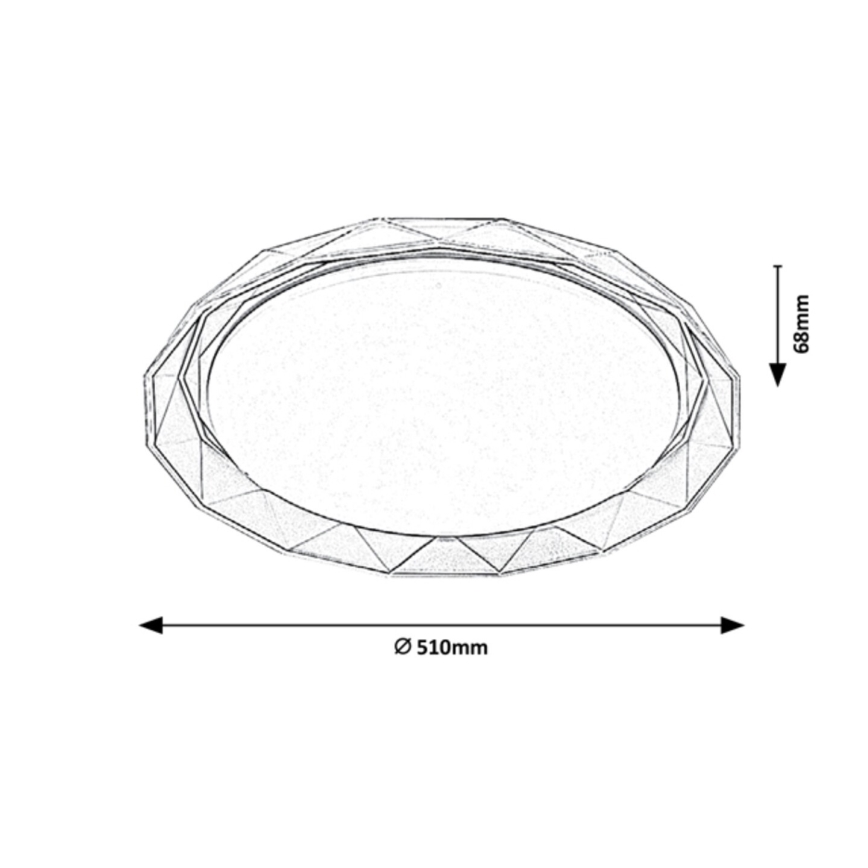 Rabalux - LED Takbelysning LED/48W/230V
