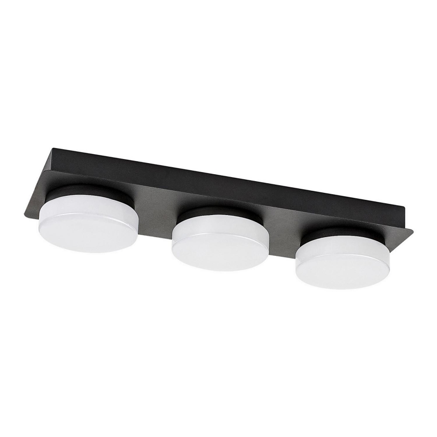 Rabalux - LED taklampa för badrum 3xLED/6W/230V IP44 svart