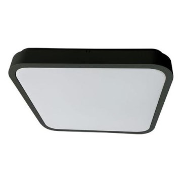 Rabalux - LED taklampa för badrum LED/24W/230V 3000/4000/6000K IP44 29x29 cm svart
