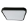 Rabalux - LED taklampa för badrum LED/24W/230V 3000/4000/6000K IP44 29x29 cm svart