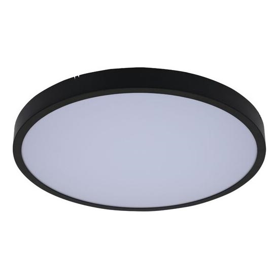 Rabalux - LED taklampa för badrum LED/24W/230V 3000/4000/6000K IP44 diameter 35,5 cm svart