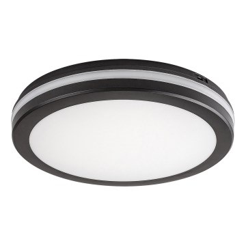 Rabalux - LED taklampa för badrum LED/28W/230V 3000/4000/6500K IP54 svart