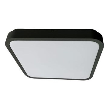 Rabalux - LED taklampa för badrum LED/36W/230V 3000/4000/6000K IP44 42x42 cm svart