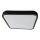 Rabalux - LED taklampa för badrum LED/36W/230V 3000/4000/6000K IP44 42x42 cm svart