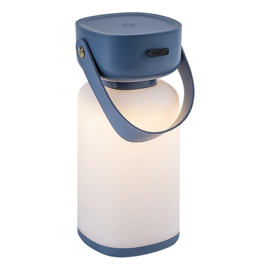 Rabalux - LED Utomhus dimbar touch uppladdningsbar bordslampa LED/3W/5V IP44 blå