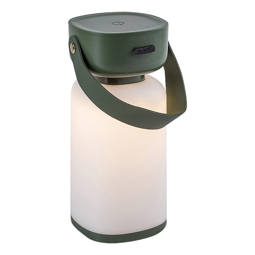 Rabalux - LED Utomhus dimbar touch uppladdningsbar bordslampa LED/3W/5V IP44 grön
