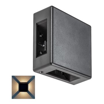 Rabalux - LED Utomhus vägglampa LED/6W/230V IP54 svart