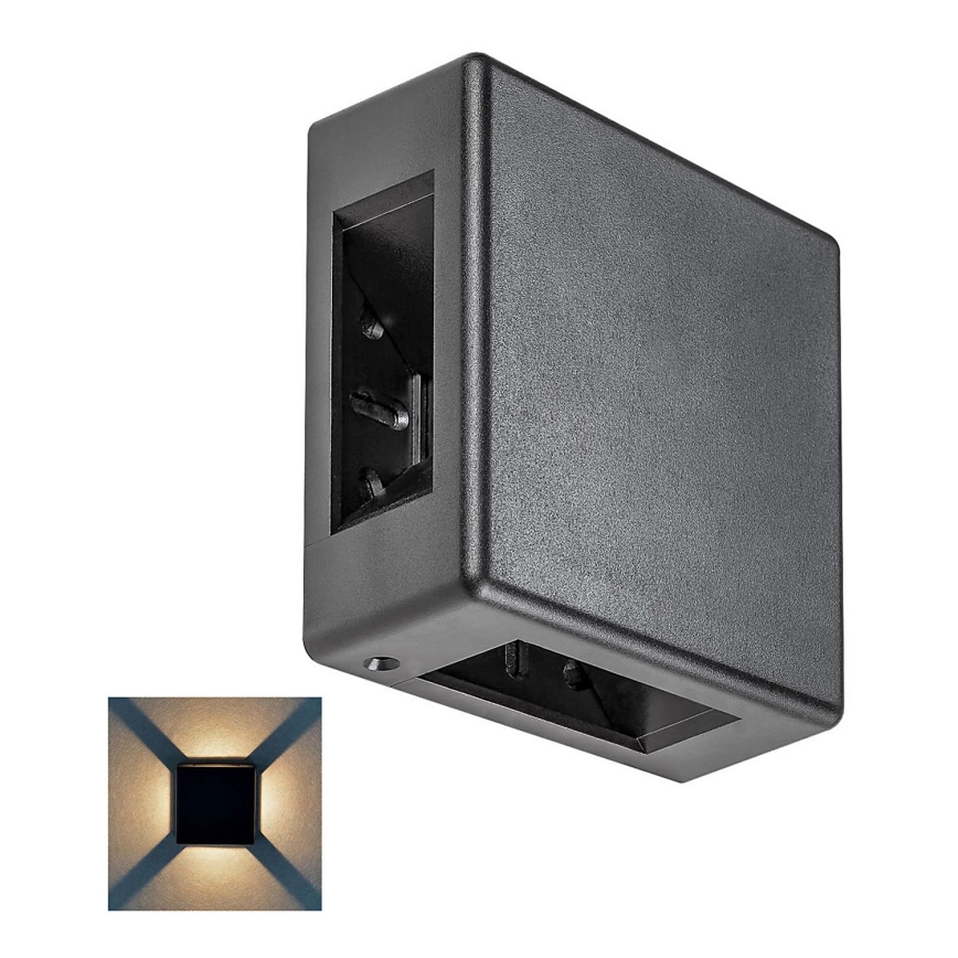 Rabalux - LED Utomhus vägglampa LED/6W/230V IP54 svart