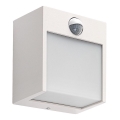 Rabalux - LED Utomhus Vägglampa med Sensor LED/12W/230V Vit IP44
