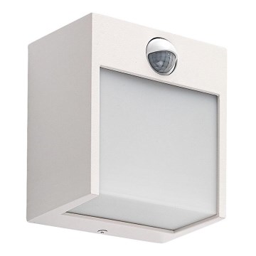 Rabalux - LED Utomhus Vägglampa med Sensor LED/12W/230V Vit IP44