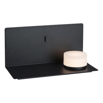 Rabalux - LED Vägglampa med hylla och USB portem LED/6W/230V 3000K