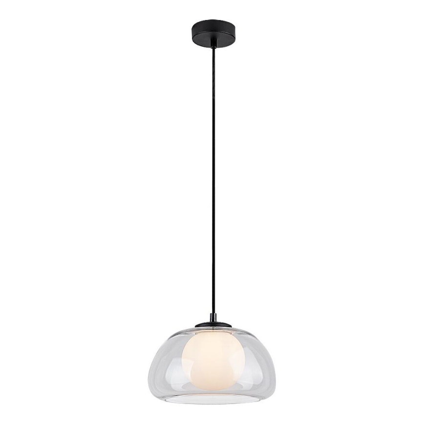 Rabalux - Ljuskrona med textilsladd 1xG9/5W/230V genomskinlig